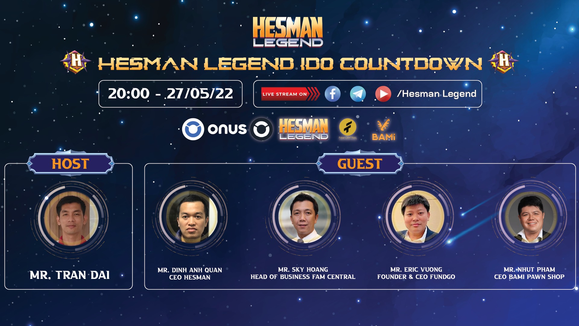 Bami Pawn Shop attends Hesman Legend’s IDO Countdown Event